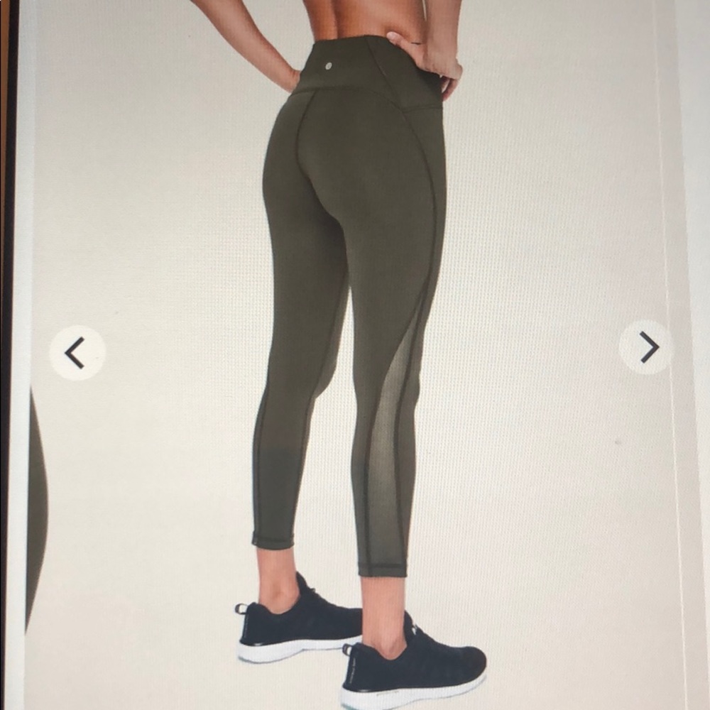 Lululemon Train Times 7/8 Pant “25” - Dark Green